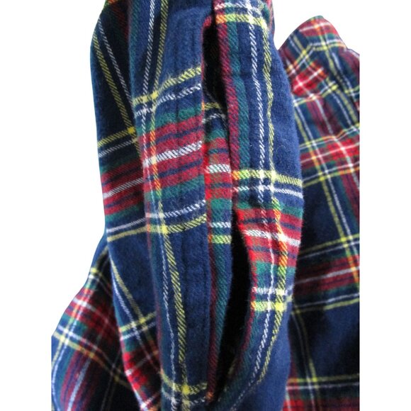 J Crew Mens XL Plaid Flannel Pajama Pants Elastic Waistband Pockets GUC - Picture 12 of 12